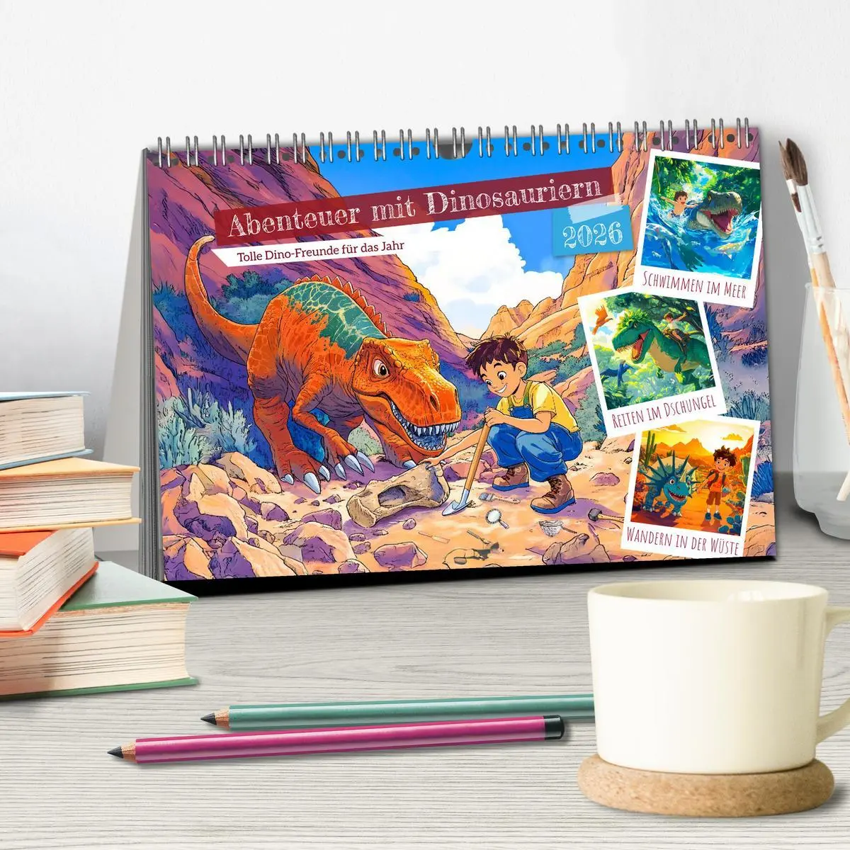 Bild: 9783516623963 | Abenteuer mit Dinosauriern - Tolle Dino-Freunde für das Jahr...