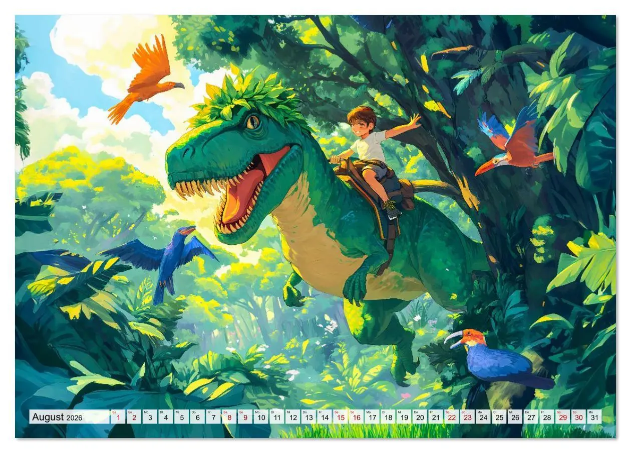 Bild: 9783516623963 | Abenteuer mit Dinosauriern - Tolle Dino-Freunde für das Jahr...