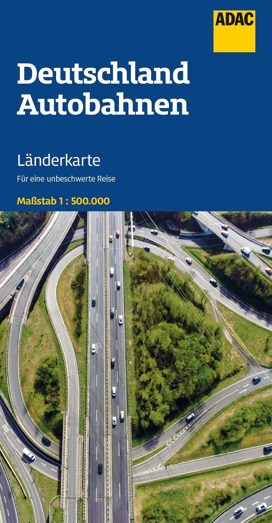 Cover: 9783826423963 | ADAC Länderkarte Deutschland Autobahnen 1:500.000 | (Land-)Karte