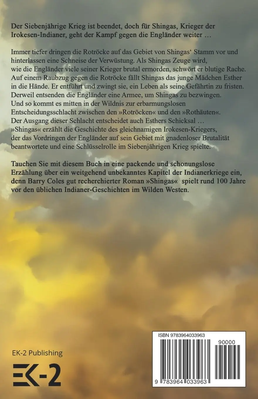 Rückseite: 9783964033963 | Shingas | Barry Cole | Taschenbuch | Paperback | 224 S. | Deutsch