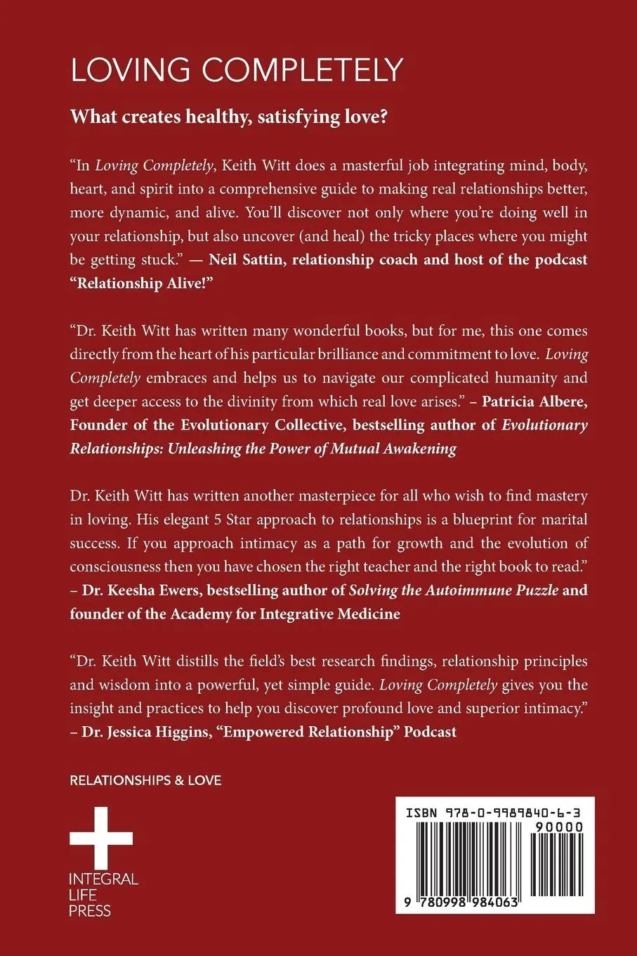Rückseite: 9780998984063 | Loving Completely | Keith Witt | Taschenbuch | Englisch | 2018
