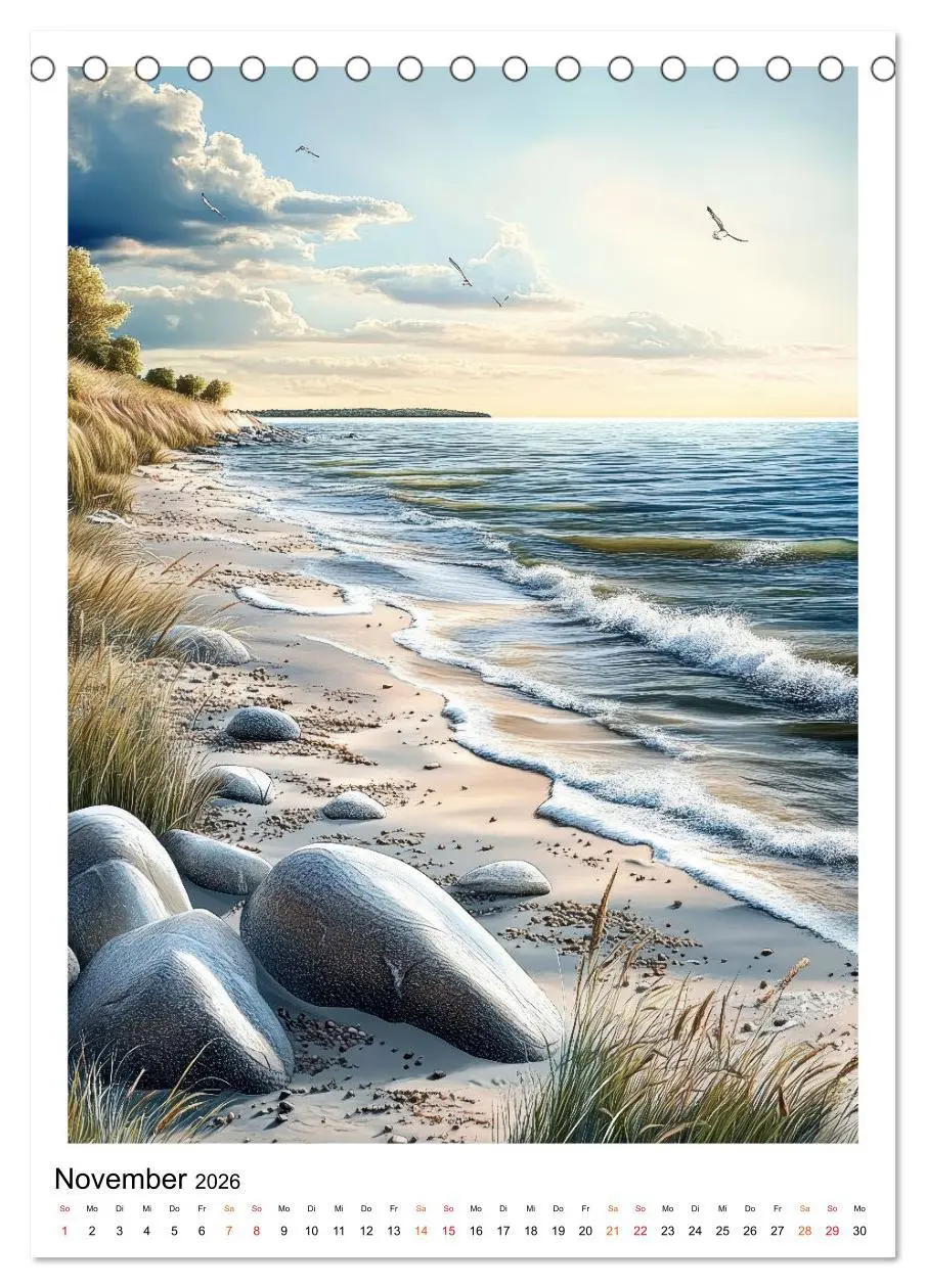 Bild: 9783457284063 | Dänemark - Wellen, Wind, Lebensgefühl (Tischkalender 2026 DIN A5...