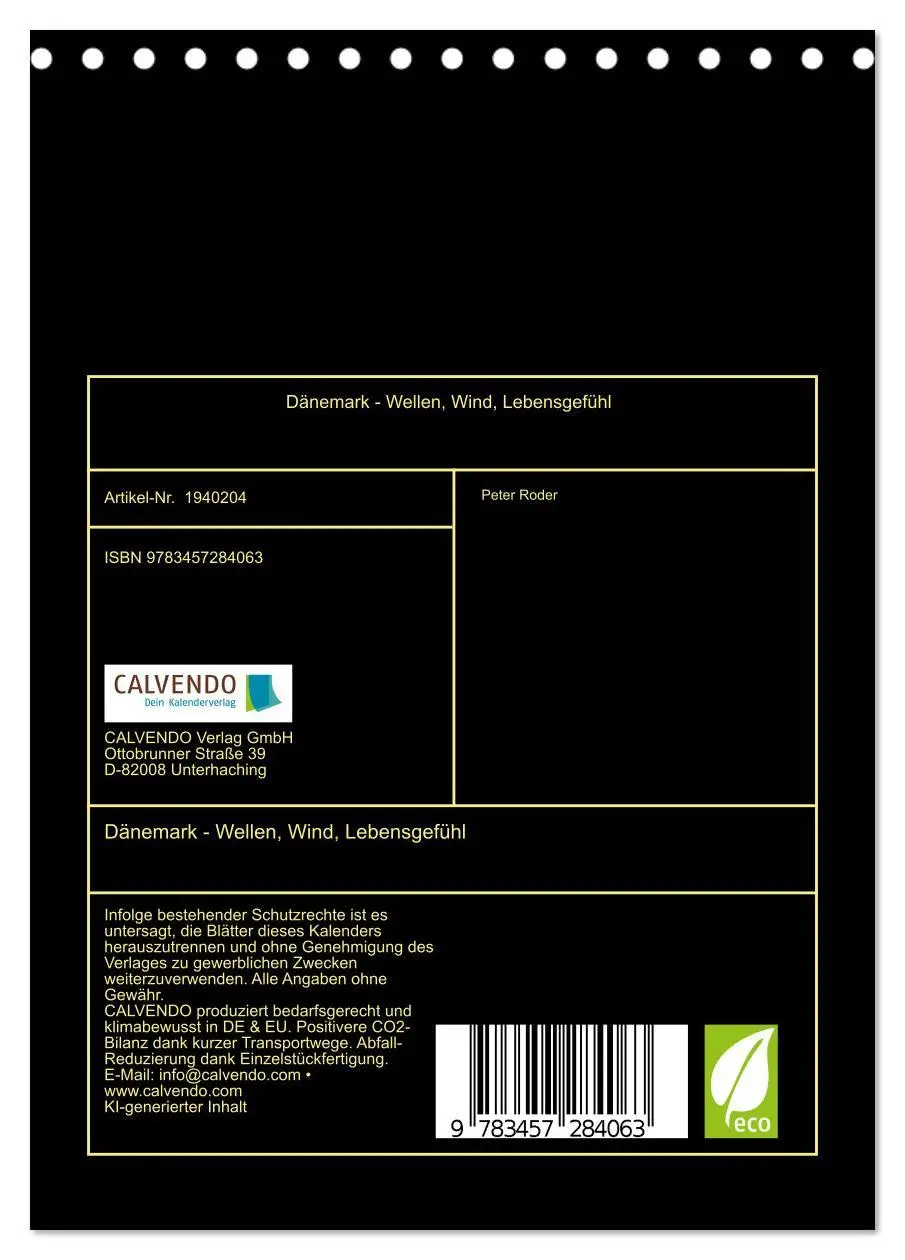 Bild: 9783457284063 | Dänemark - Wellen, Wind, Lebensgefühl (Tischkalender 2026 DIN A5...