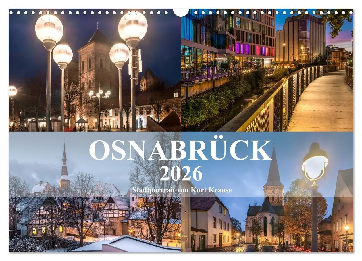 Cover: 9783457804063 | Stadtportrait Osnabrück (Wandkalender 2026 DIN A3 quer), CALVENDO...