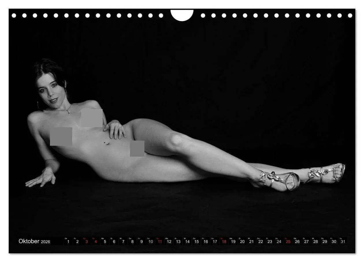 Bild: 9783516064063 | Akt Studien (Wandkalender 2026 DIN A4 quer), CALVENDO Monatskalender