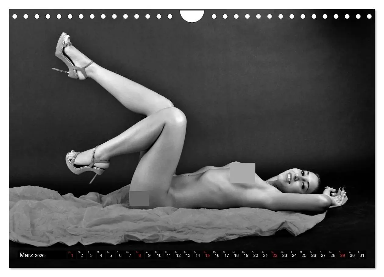 Bild: 9783516064063 | Akt Studien (Wandkalender 2026 DIN A4 quer), CALVENDO Monatskalender
