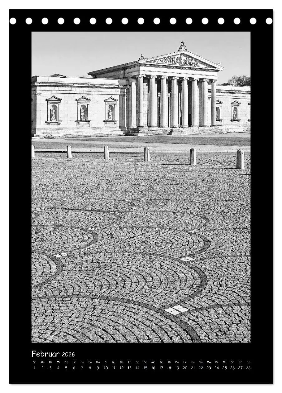 Bild: 9783516444063 | Liebenswertes München 2026 - Stilisierte Fotografien in schwarzweiß...