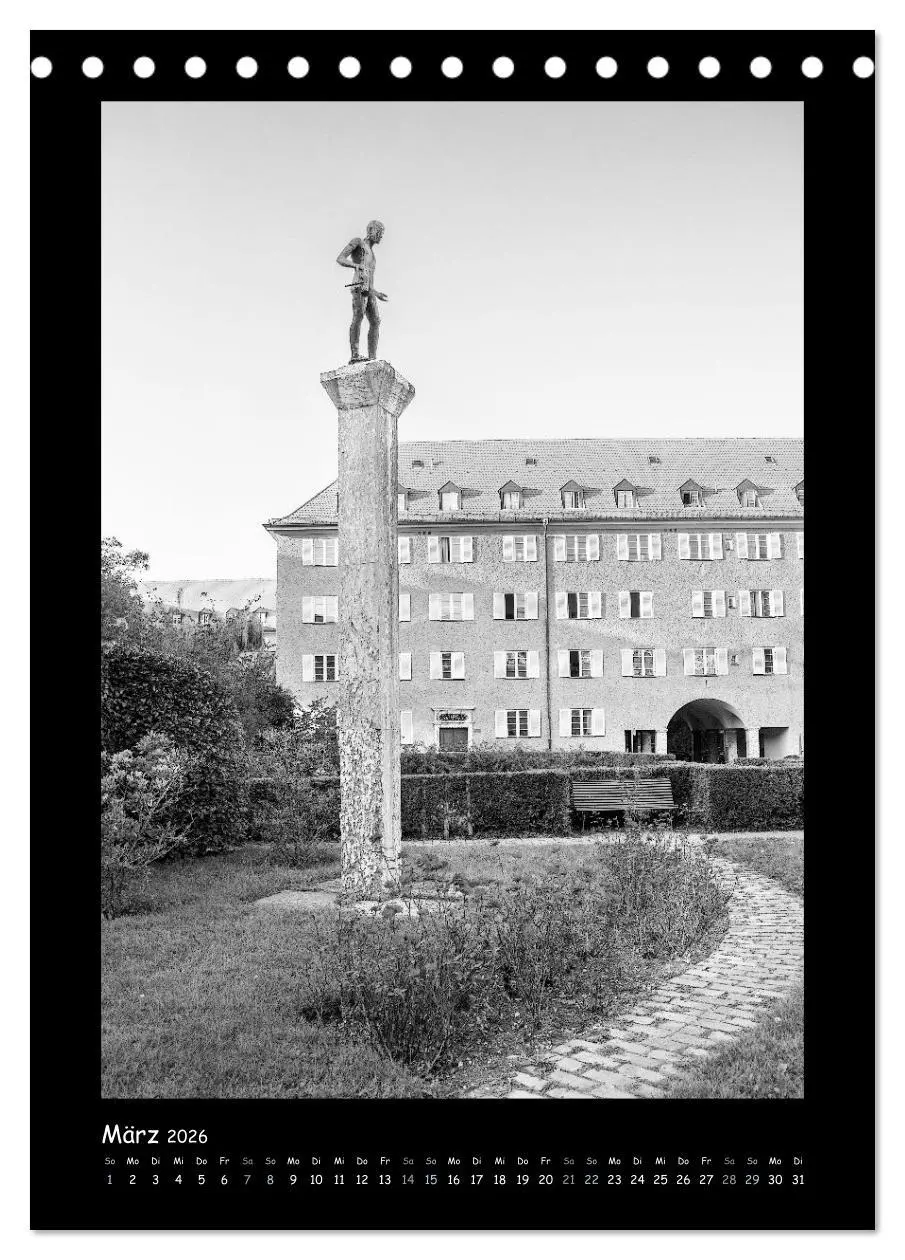 Bild: 9783516444063 | Liebenswertes München 2026 - Stilisierte Fotografien in schwarzweiß...