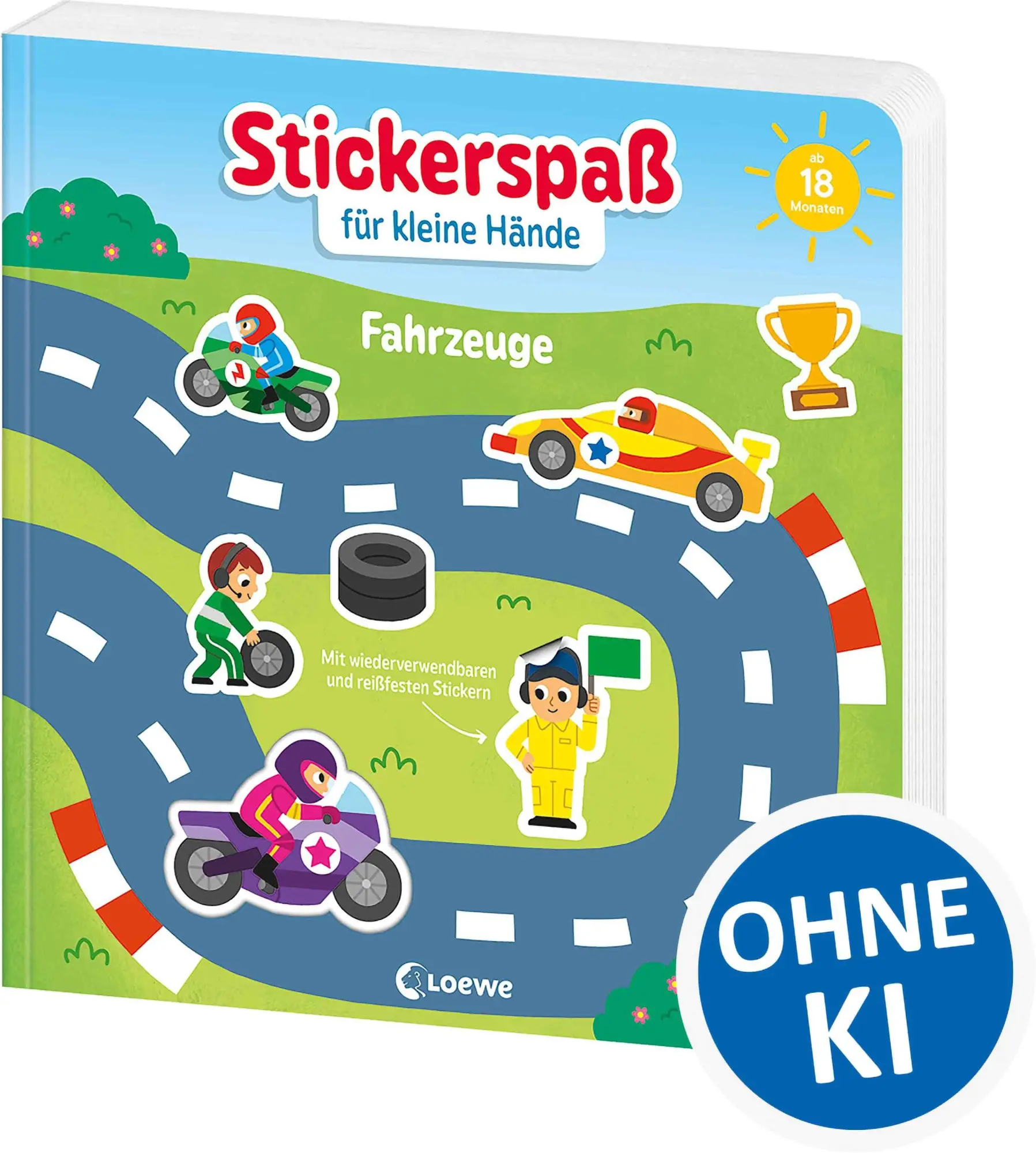 Cover: 9783743224063 | Stickerspaß für kleine Hände - Fahrzeuge | Anna Lena Grünhäuser | Buch