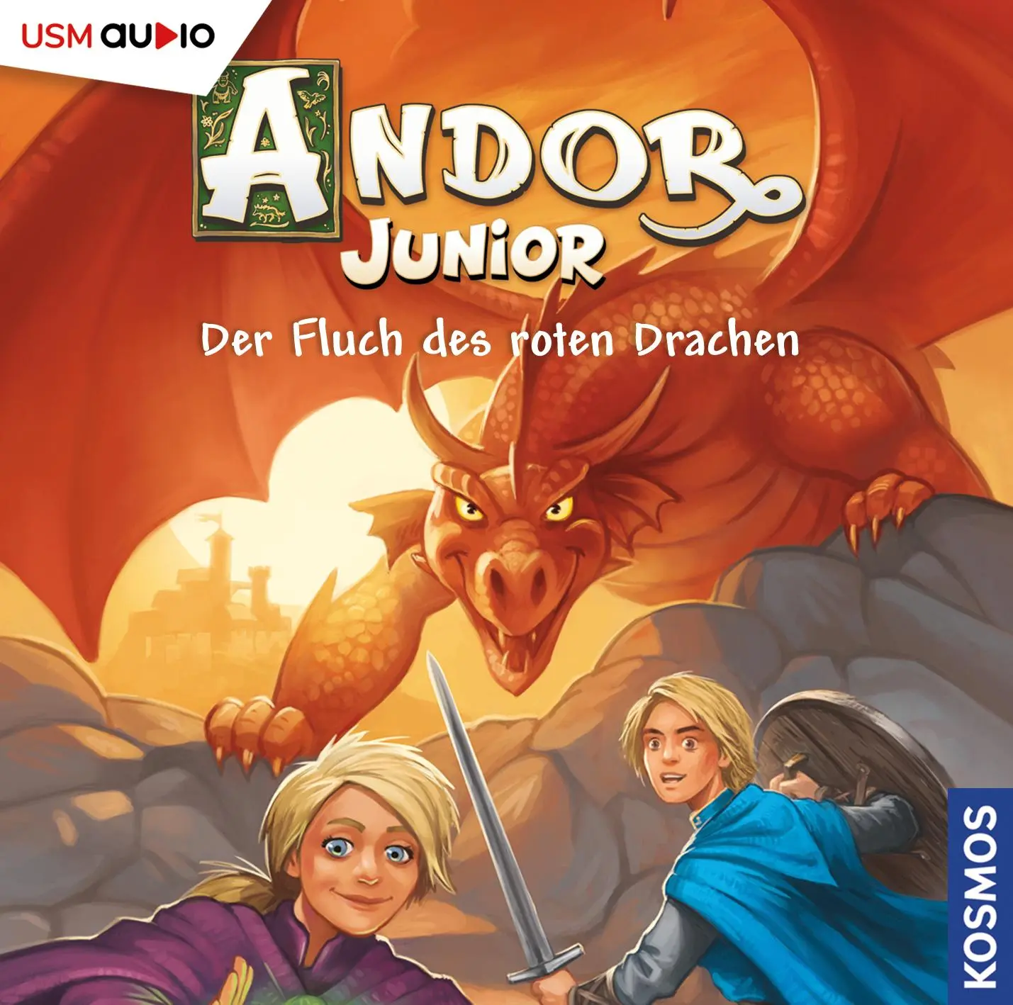 Cover: 9783803234063 | Andor Junior 01 | Fluch des roten Drachen | Jens Baumeister | Audio-CD