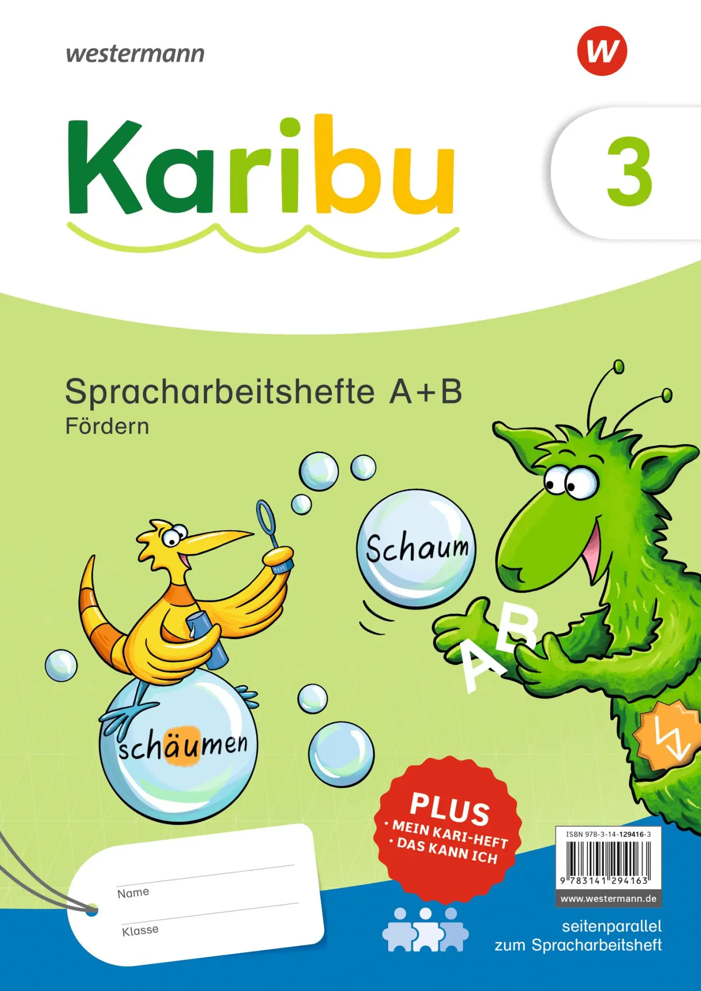 Cover: 9783141294163 | Karibu 3. Paket Spracharbeitshefte A+B Fördern zum...