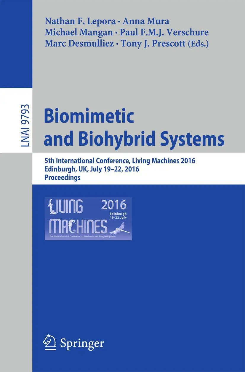 Cover: 9783319424163 | Biomimetic and Biohybrid Systems | Nathan F. Lepora (u. a.) | Buch