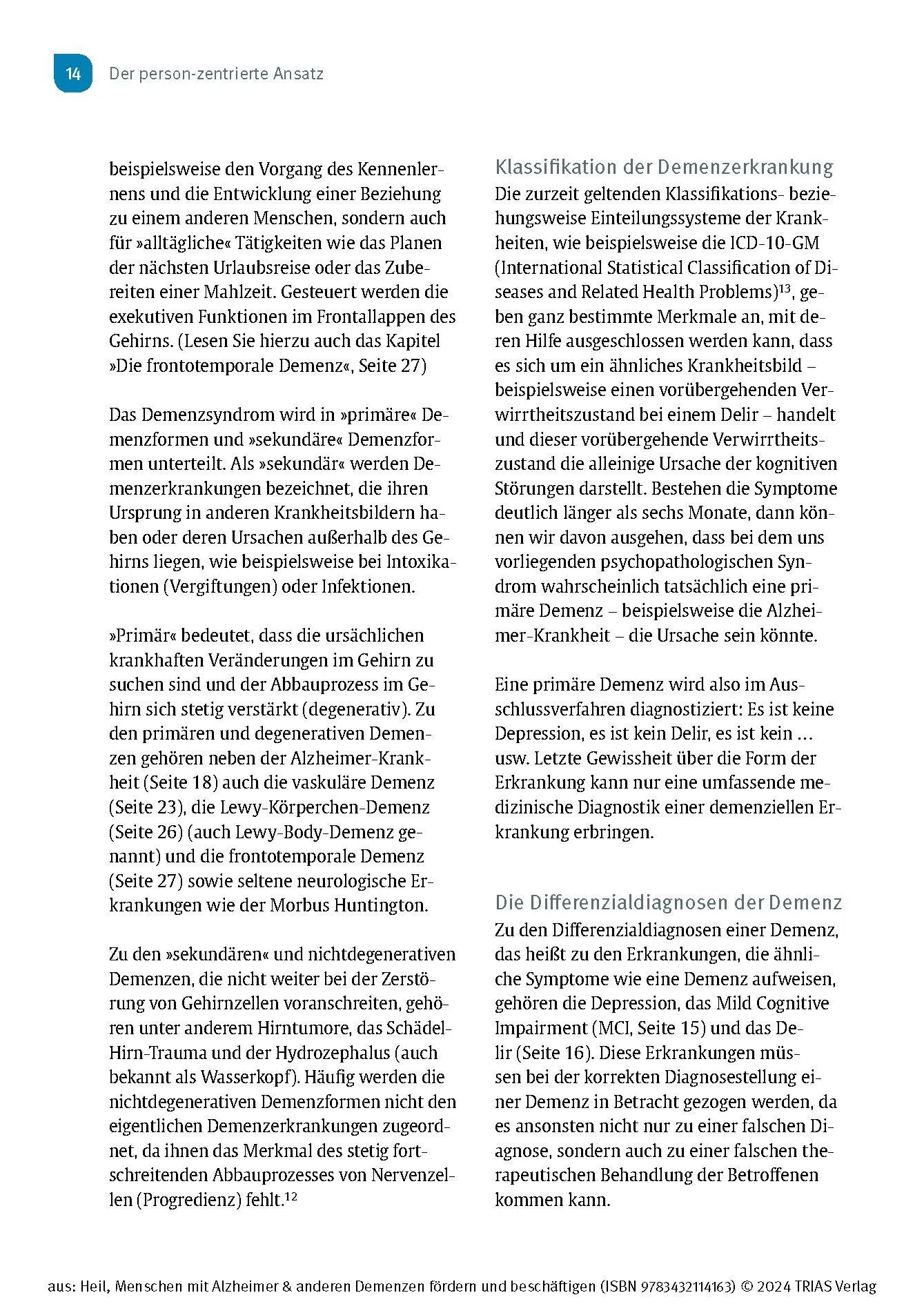 Bild: 9783432114163 | Menschen mit Alzheimer &amp; anderen Demenzen fördern und beschäftigen
