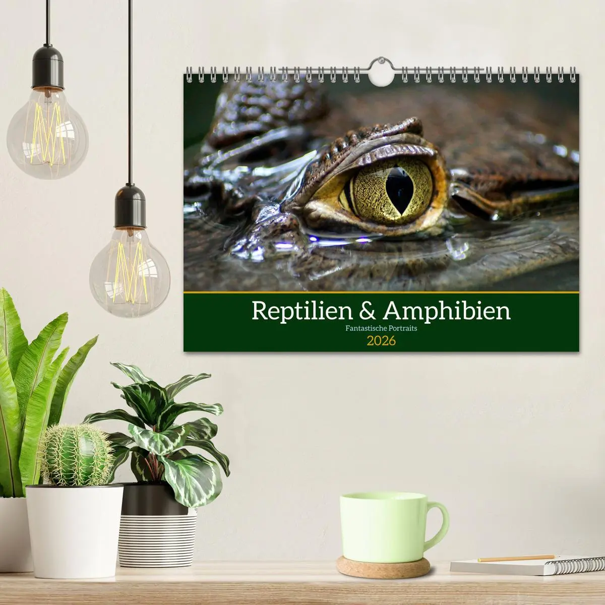 Bild: 9783457584163 | Reptilien &amp; Amphibien Portraits (Wandkalender 2026 DIN A4 quer),...
