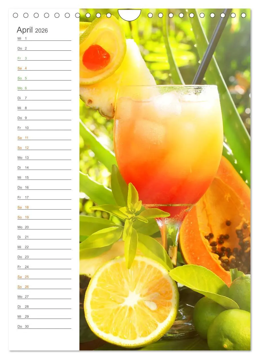 Bild: 9783516364163 | Tropical Cocktails - Erfrischend und fruchtig (Wandkalender 2026...