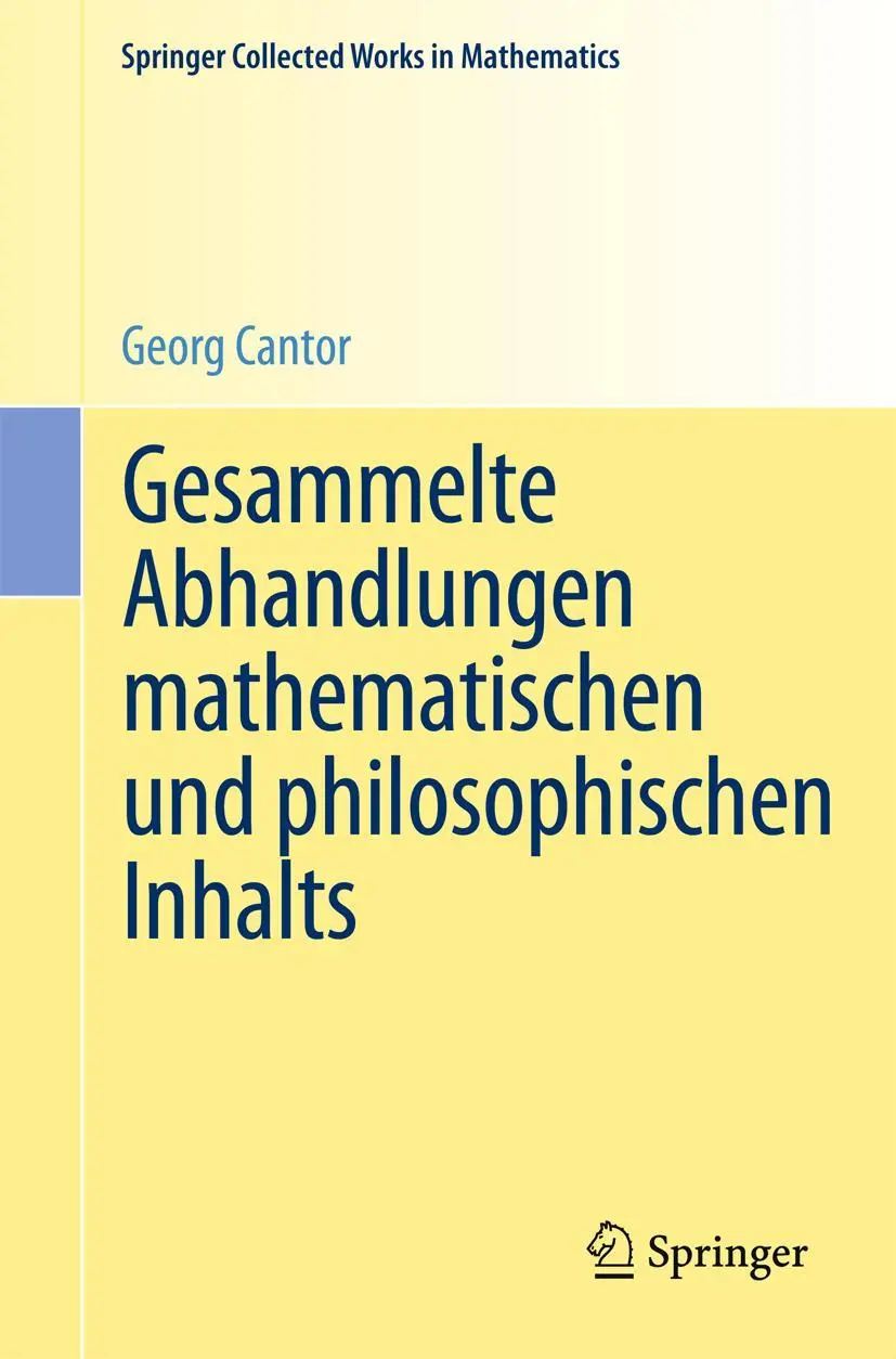 Cover: 9783642304163 | Gesammelte Abhandlungen mathematischen und philosophischen Inhalts