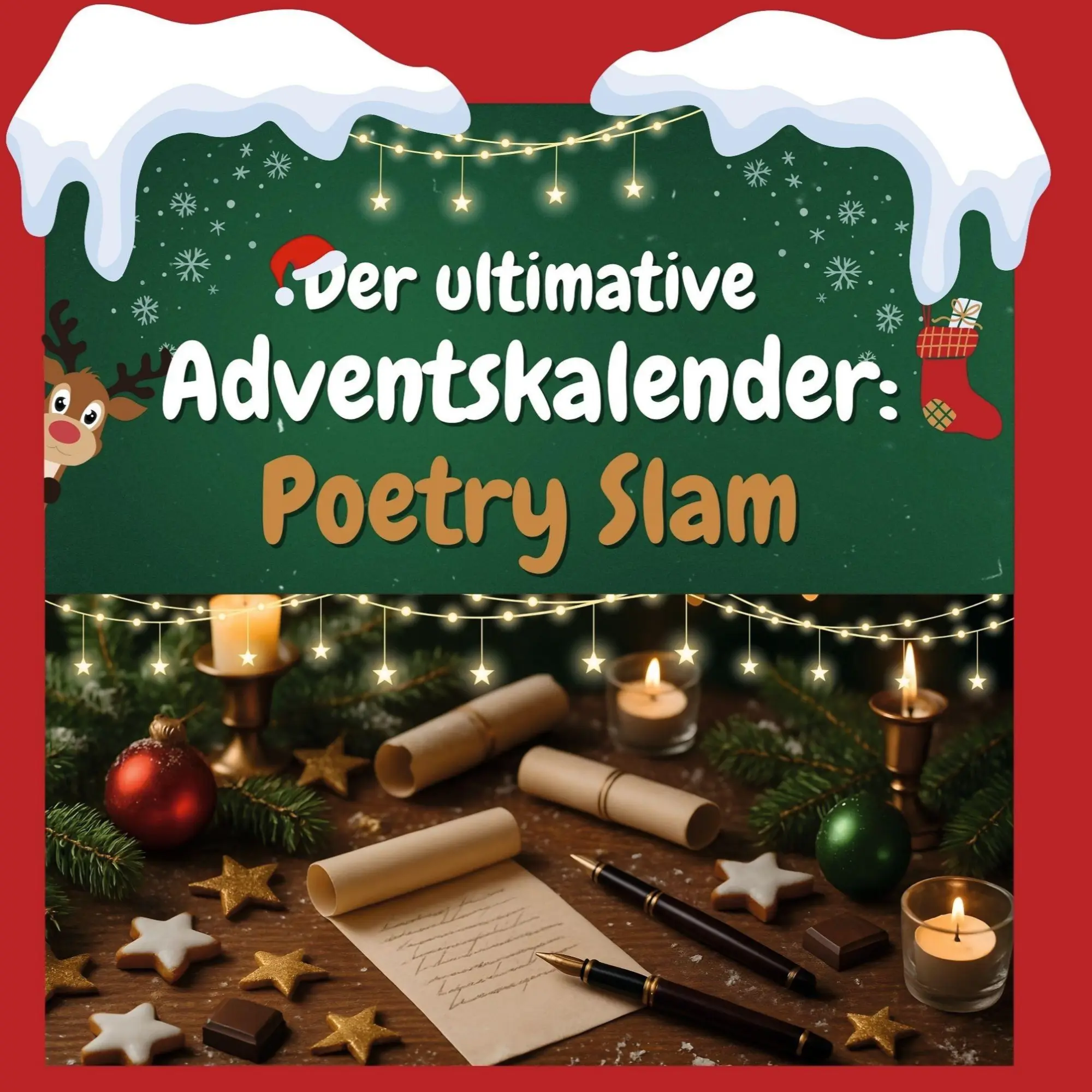 Cover: 9783695324163 | Der ultimative Adventskalender: Poetry Slam | Anna Vogel | Taschenbuch