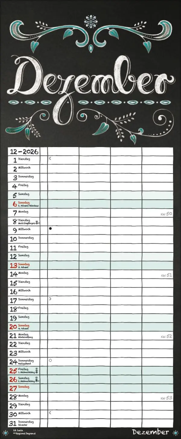 Bild: 9783731884163 | Tafel Timer 2026 | Verlag Korsch | Kalender | 14 S. | Deutsch | 2027