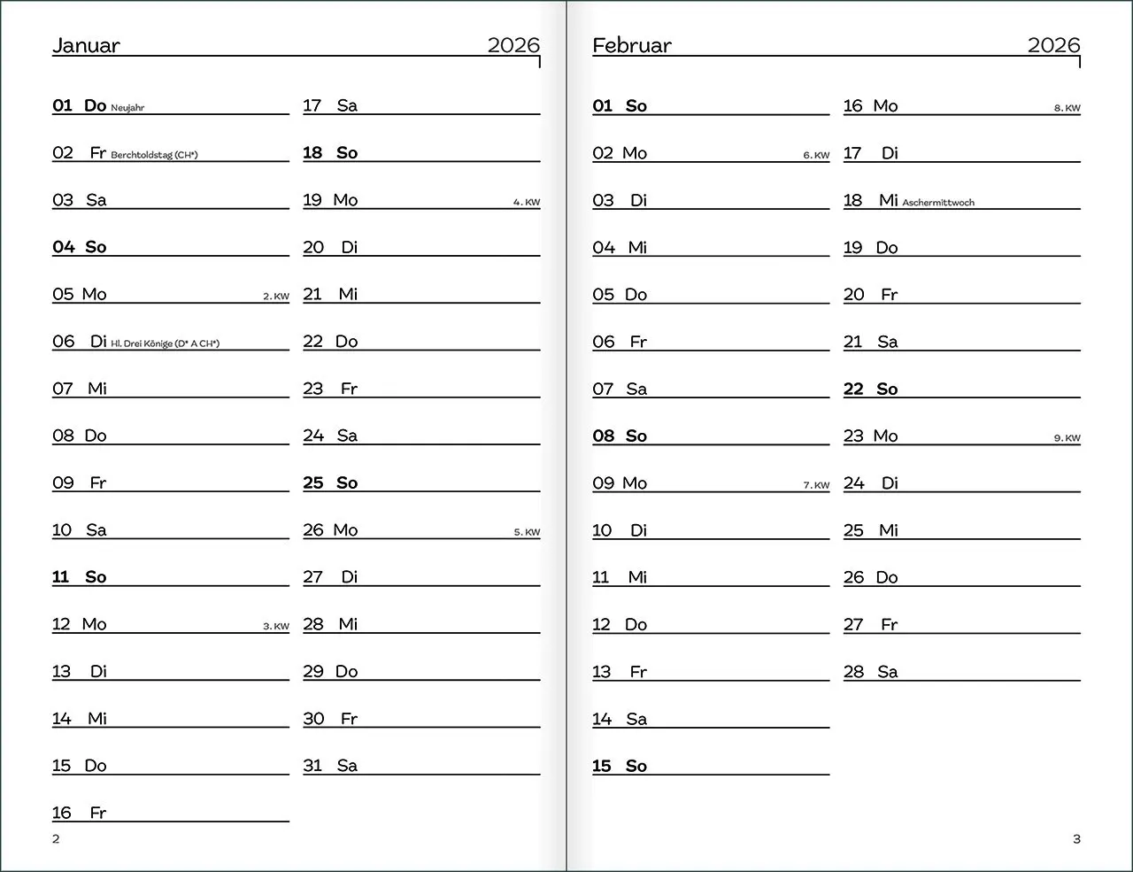 Bild: 9783754894163 | Jahreslosung 2026 | Maxi-Notice | Kalender | Mit Lesebändchen | 192 S.