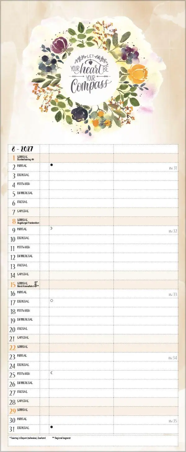 Bild: 9783819304163 | Selfcare - My Timer 2027 | Verlag Korsch | Kalender | 14 S. | Deutsch