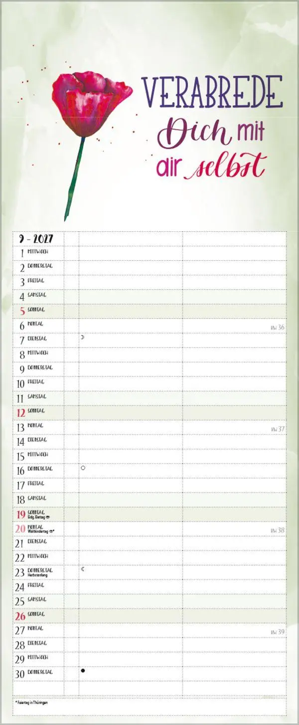 Bild: 9783819304163 | Selfcare - My Timer 2027 | Verlag Korsch | Kalender | 14 S. | Deutsch