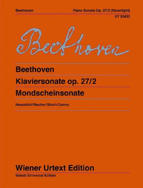 Cover: 9790500574163 | Klaviersonate (Mondscheinsonate). Wiener Urtext Edition. | Reutter