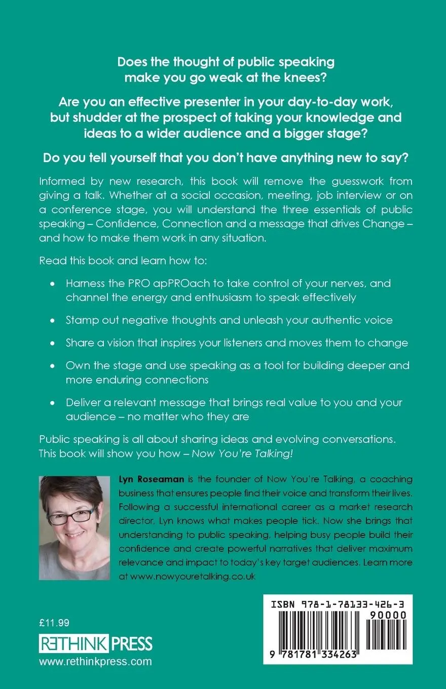 Rückseite: 9781781334263 | Now You're Talking | Lyn Roseaman | Taschenbuch | Englisch | 2019