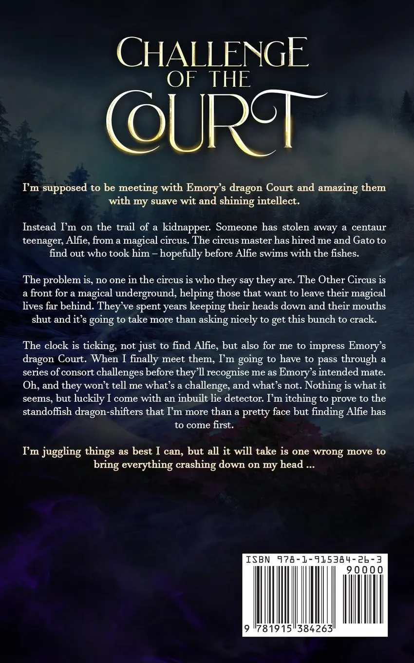 Rückseite: 9781915384263 | Challenge of the Court | An Urban Fantasy Novel | Heather G. Harris