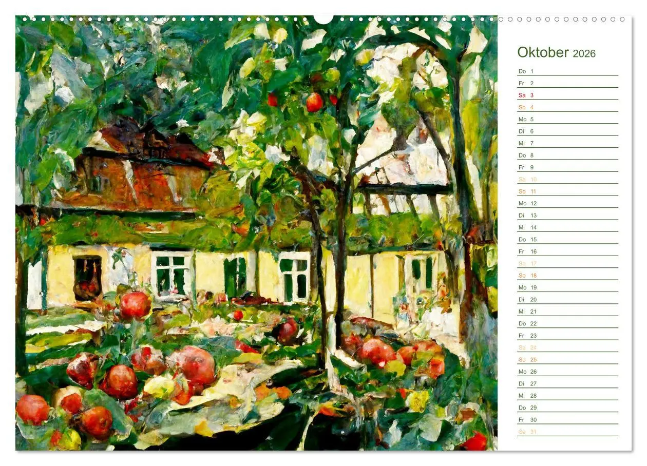 Bild: 9783457574263 | Malerische Gärten - Im Stile des Impressionismus (Wandkalender 2026...