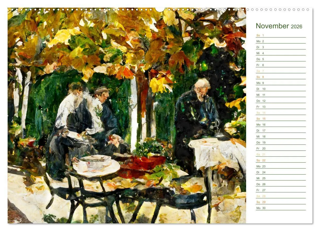 Bild: 9783457574263 | Malerische Gärten - Im Stile des Impressionismus (Wandkalender 2026...