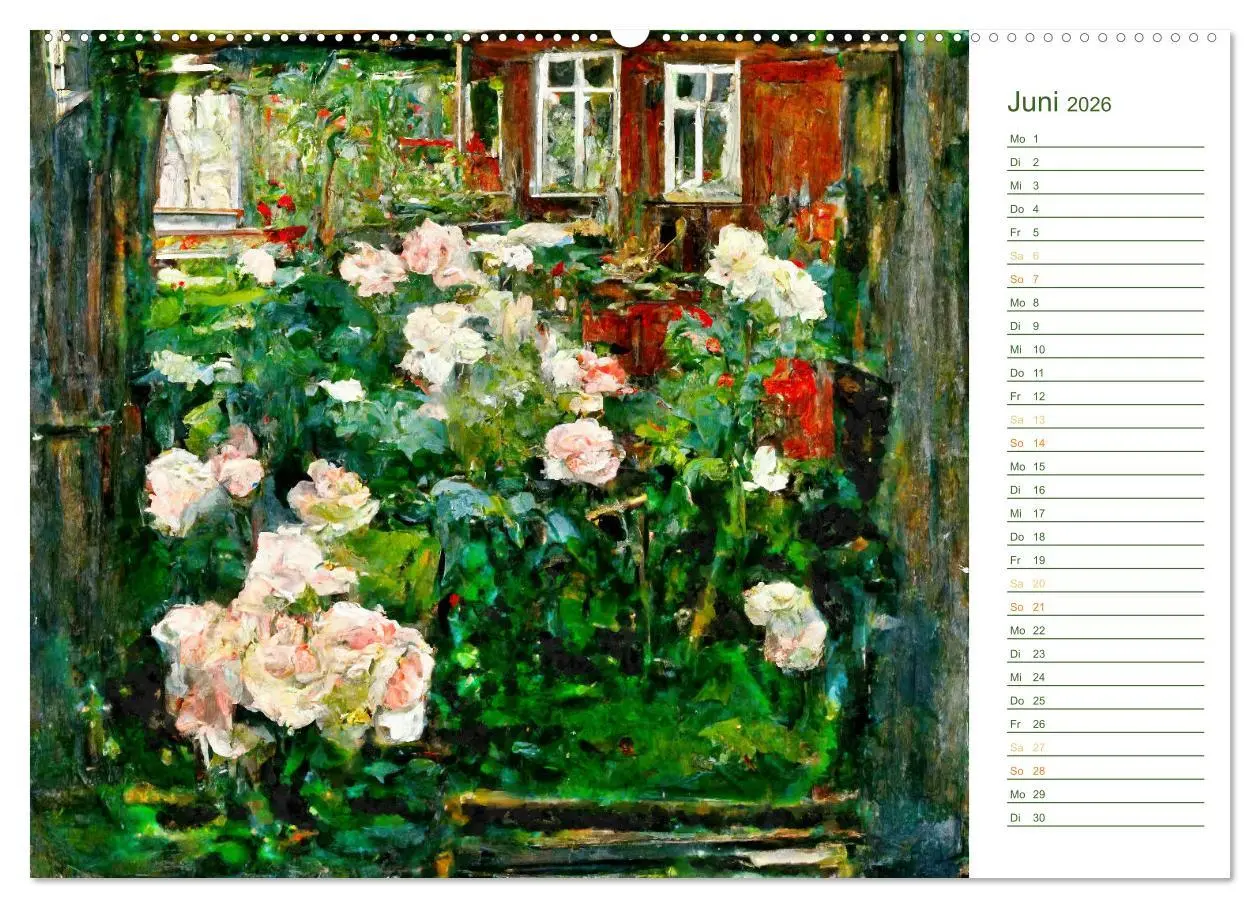 Bild: 9783457574263 | Malerische Gärten - Im Stile des Impressionismus (Wandkalender 2026...