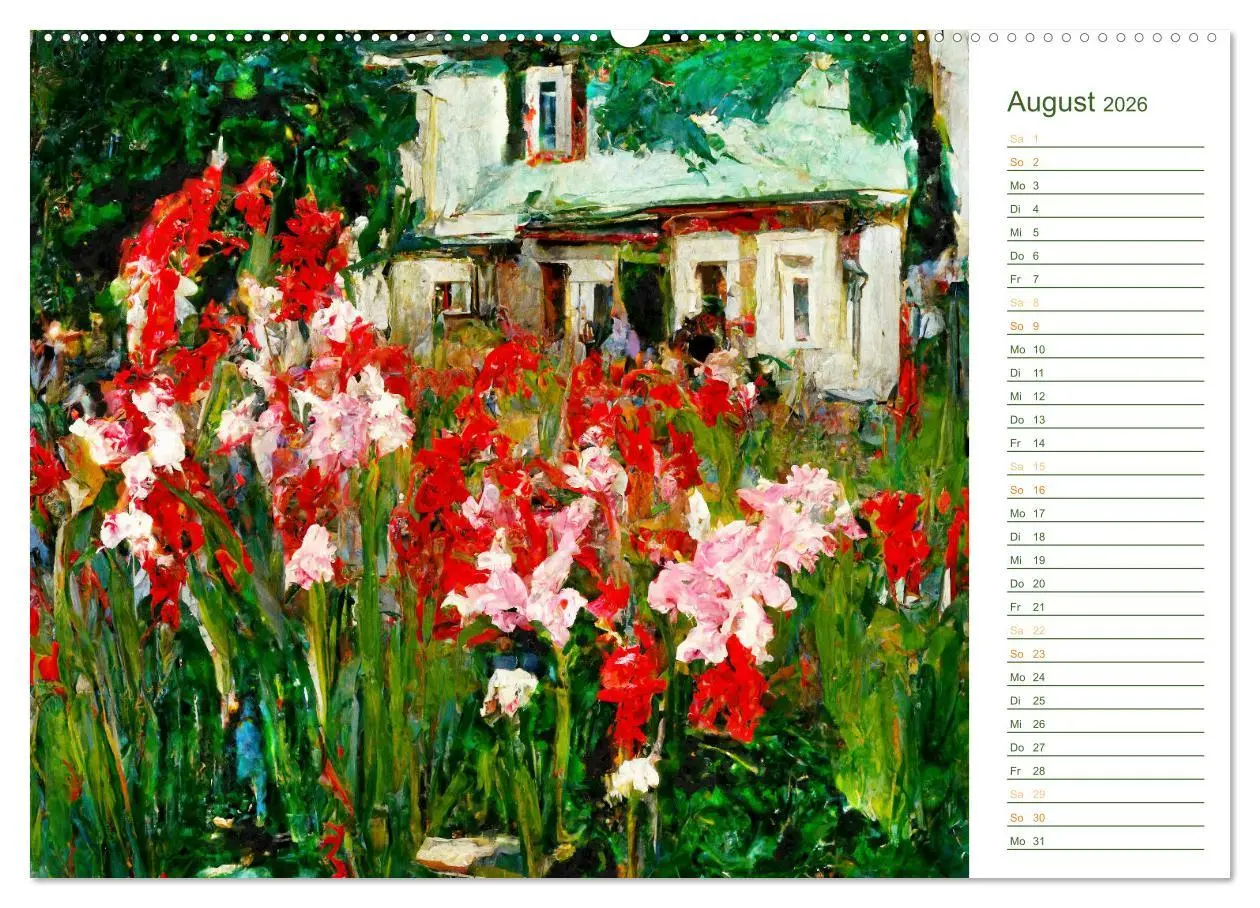 Bild: 9783457574263 | Malerische Gärten - Im Stile des Impressionismus (Wandkalender 2026...