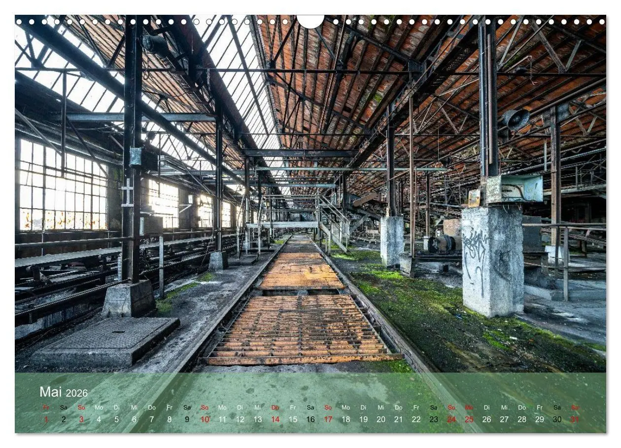Bild: 9783516664263 | Betrieb eingestellt - Industrieruinen in Europa (Wandkalender 2026...
