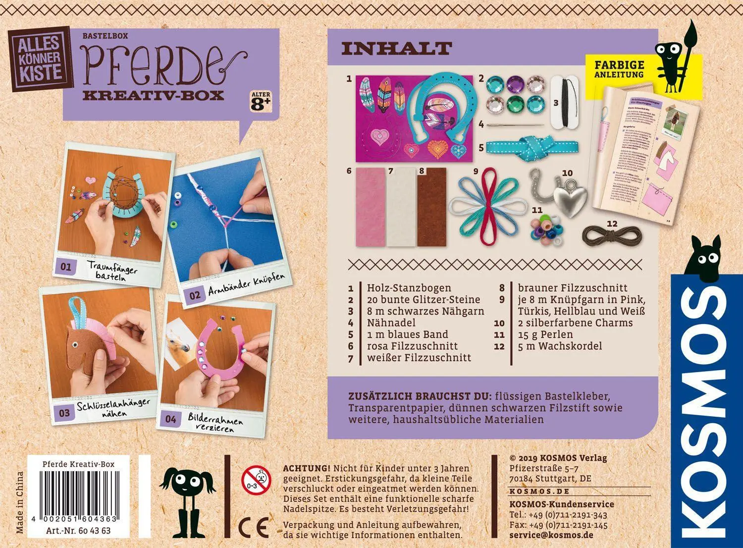 Bild: 4002051604363 | Bastelbox Pferde Kreativbox | Bastel-Set | Spiel | Brettspiel | 2019