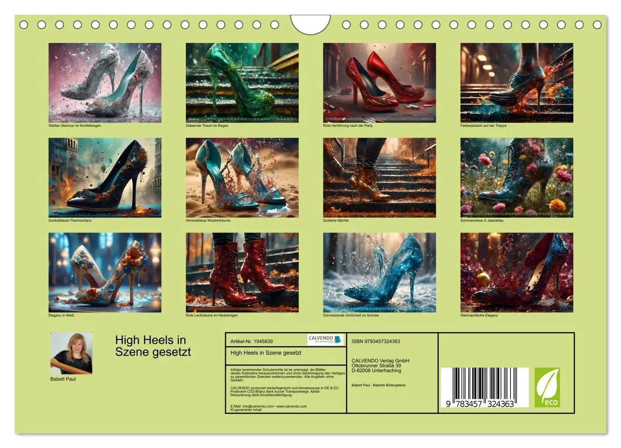 Bild: 9783457324363 | High Heels in Szene gesetzt (Wandkalender 2026 DIN A4 quer),...