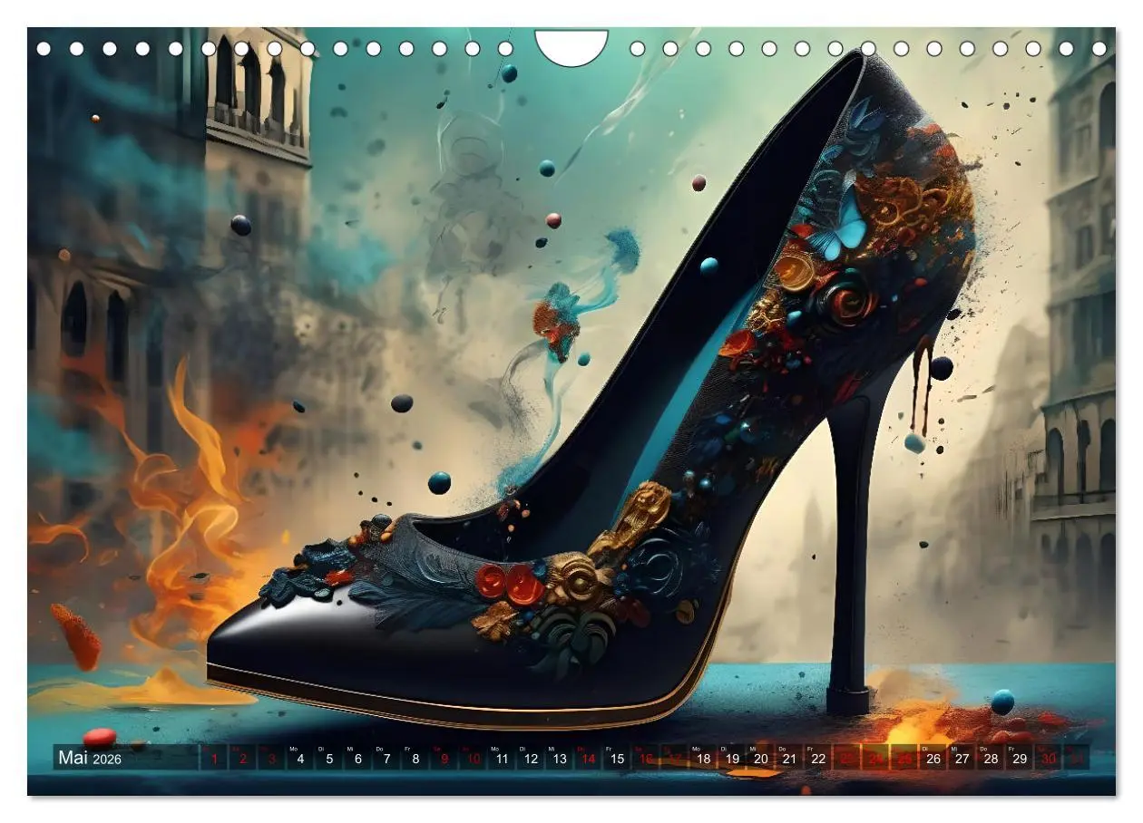Bild: 9783457324363 | High Heels in Szene gesetzt (Wandkalender 2026 DIN A4 quer),...