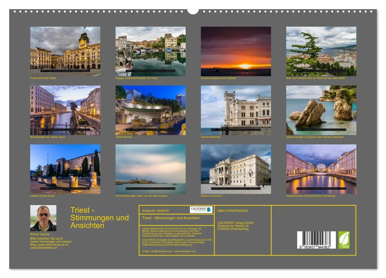 Bild: 9783457944363 | Triest - Stimmungen und Ansichten (hochwertiger Premium...