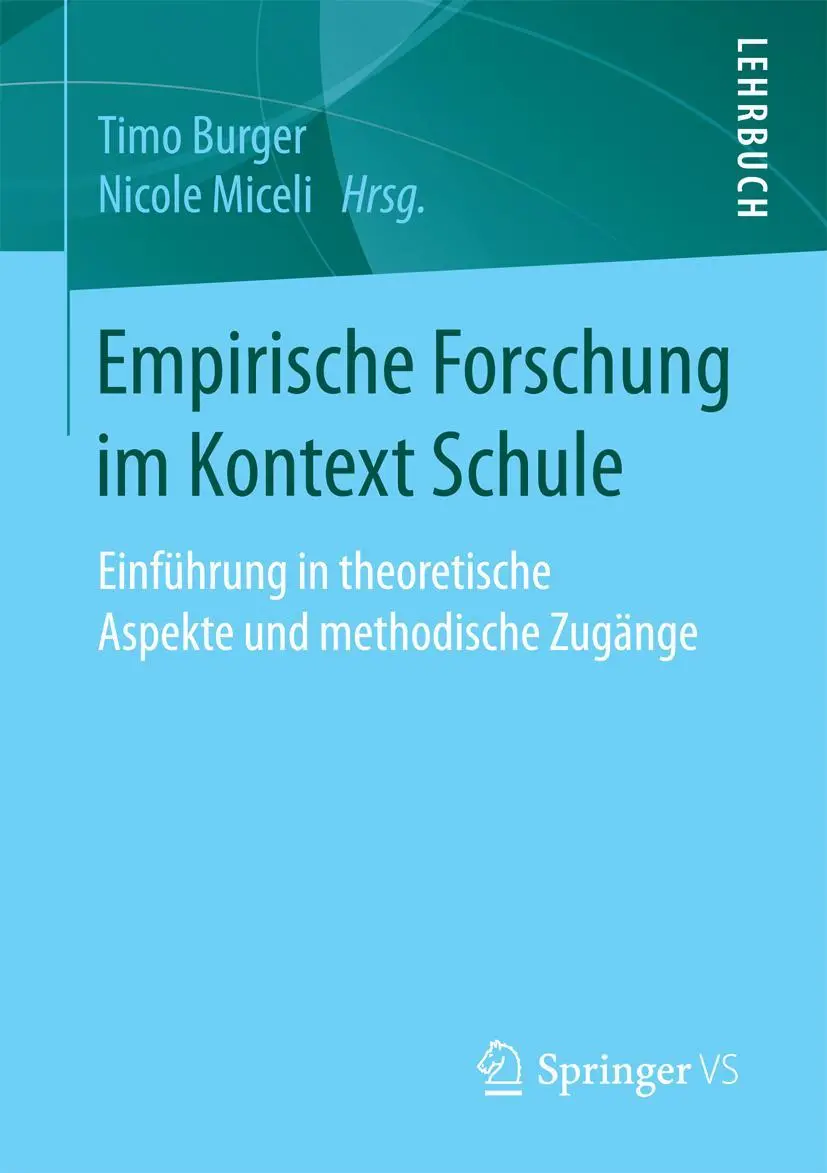 Cover: 9783658154363 | Empirische Forschung im Kontext Schule | Nicole Miceli (u. a.) | Buch
