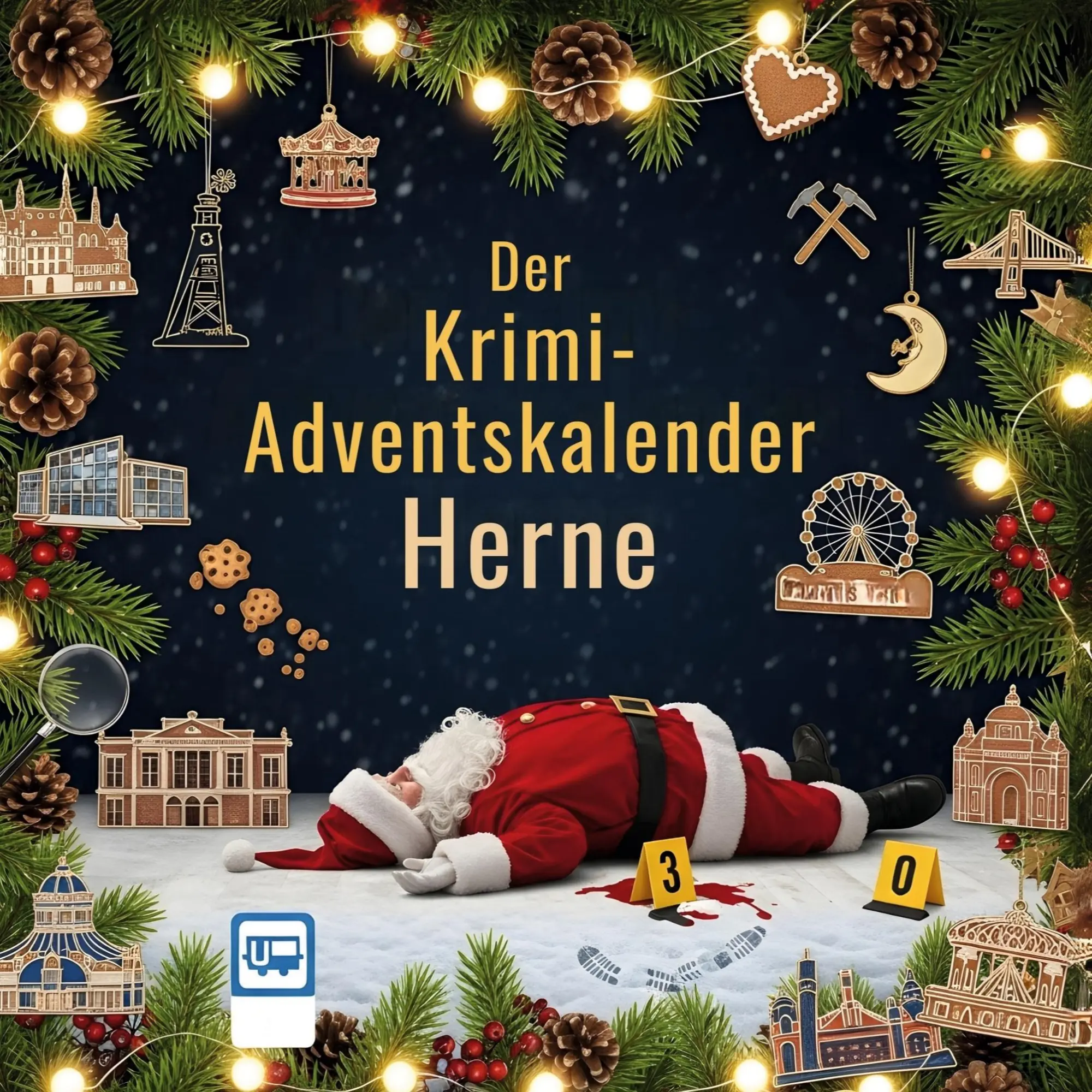 Cover: 9783695304363 | Der Krimi-Adventskalender Herne | Mordsverdächtig in 24 Akten | Scholz