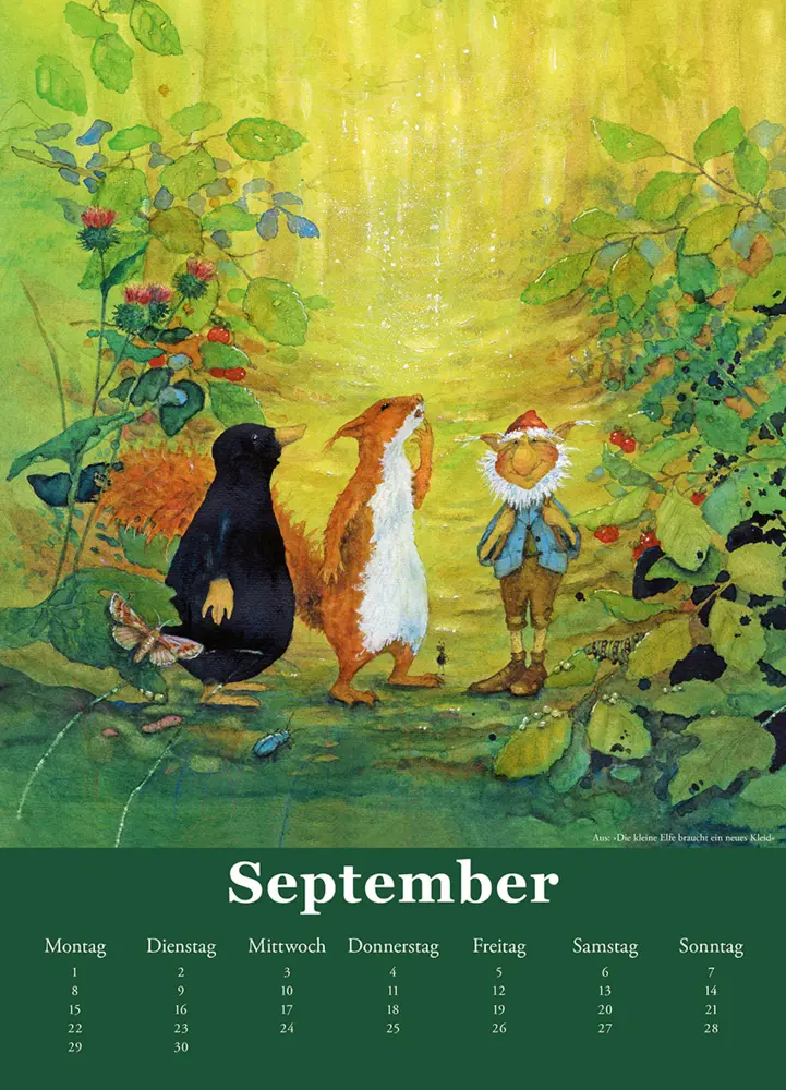 Bild: 9783825154363 | Kinderzimmer-Kalender 2026 »Wichtelwelten« | Daniela Drescher | 2026