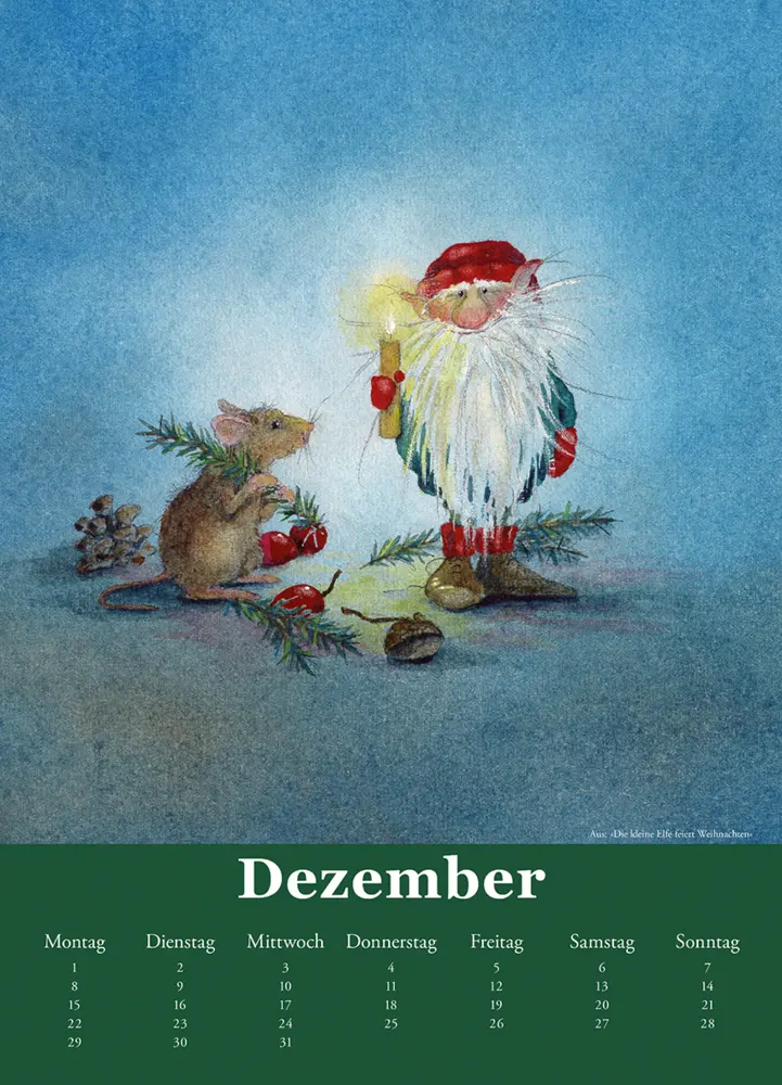 Bild: 9783825154363 | Kinderzimmer-Kalender 2026 »Wichtelwelten« | Daniela Drescher | 2026
