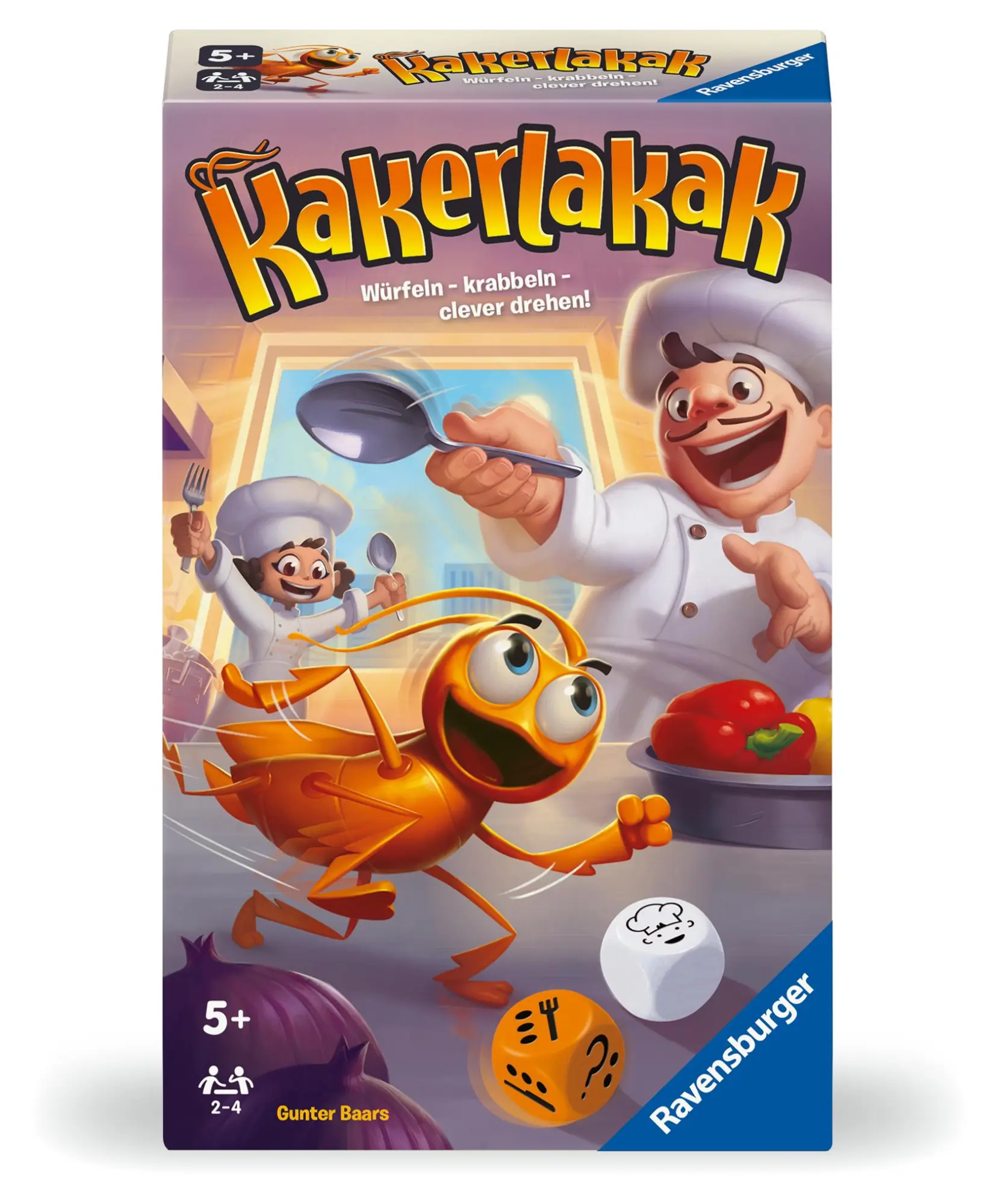 Cover: 4005556224463 | Kakerlakak - Reisespiel ab 5 Jahre | Gunter Baars | Spiel | Kakerlakak