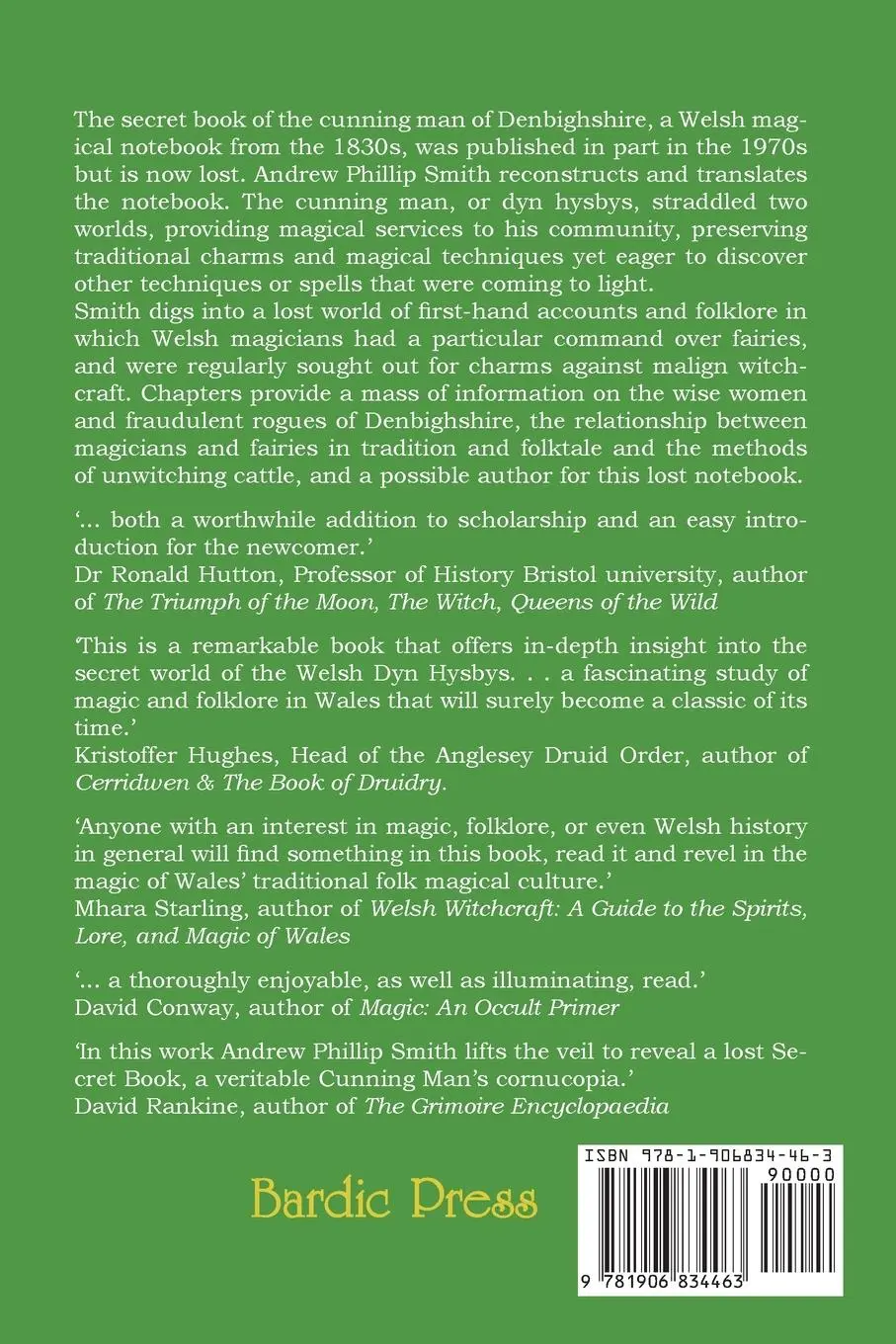 Rückseite: 9781906834463 | Pages From a Welsh Cunning Man's Book | Andrew Phillip Smith | Buch