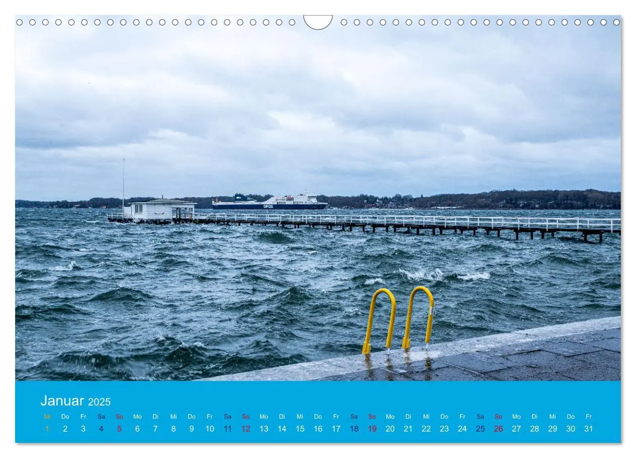 Bild: 9783435084463 | An der Kieler Förde (Wandkalender 2025 DIN A3 quer), CALVENDO...