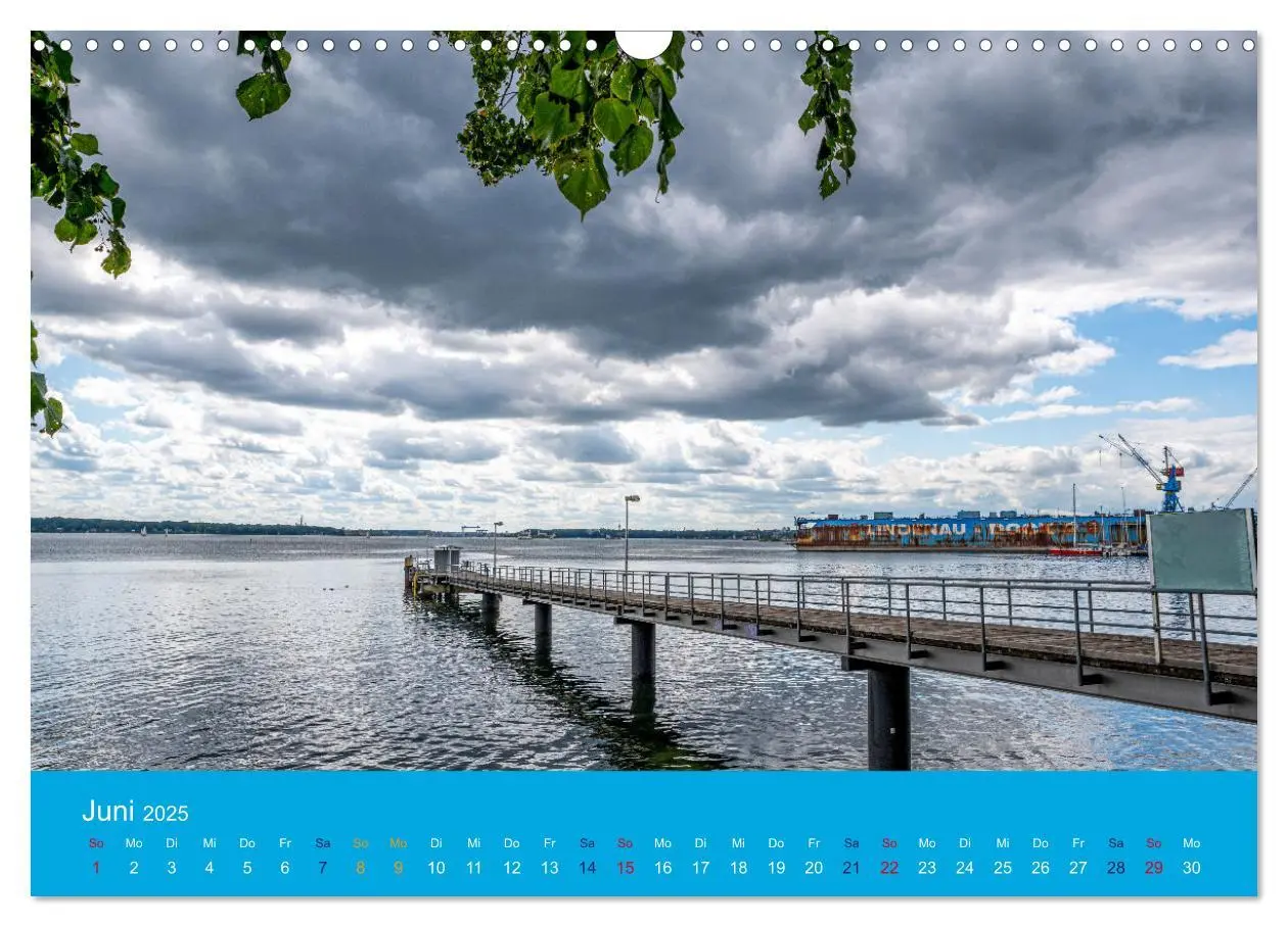 Bild: 9783435084463 | An der Kieler Förde (Wandkalender 2025 DIN A3 quer), CALVENDO...