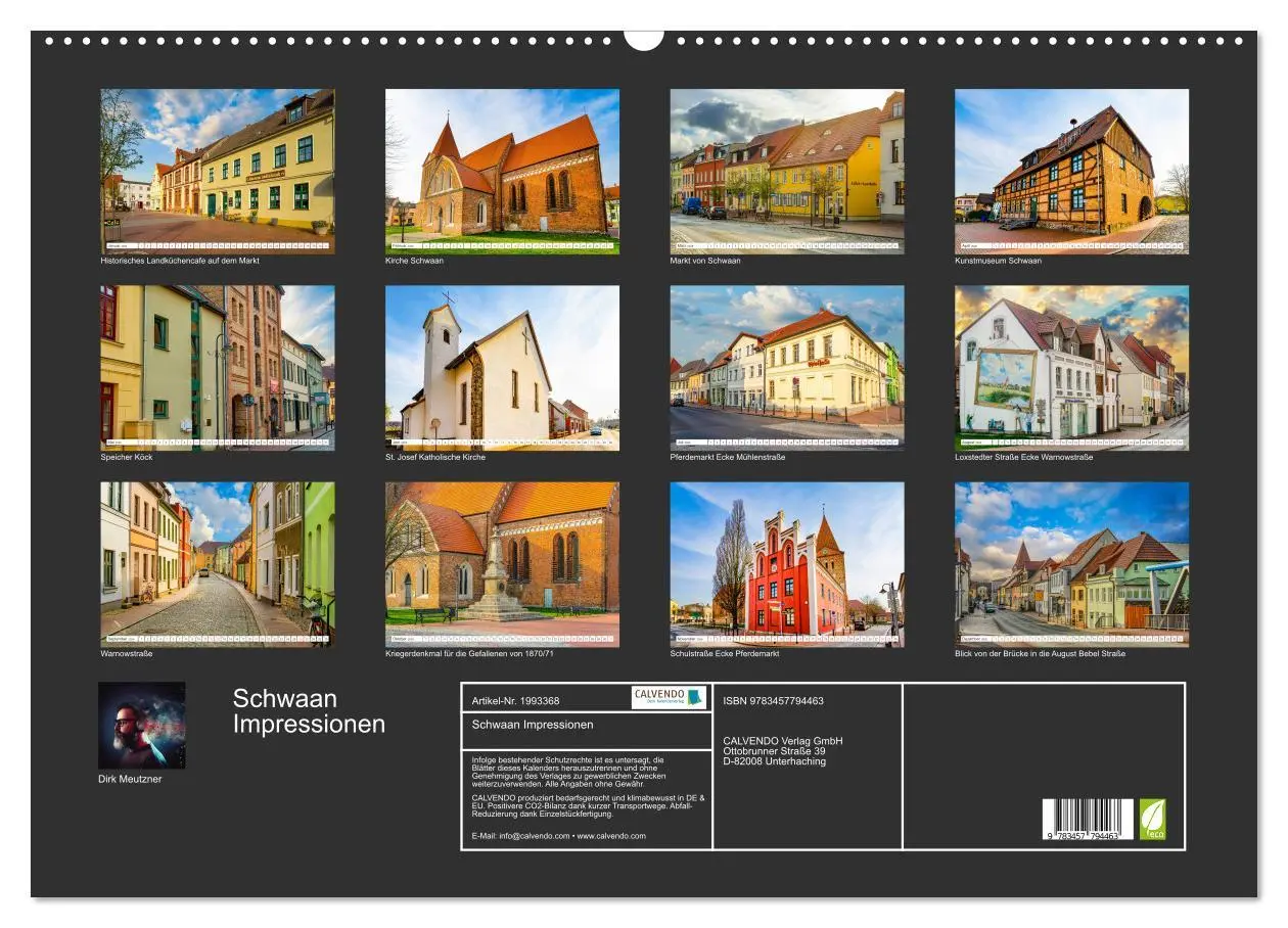 Bild: 9783457794463 | Schwaan Impressionen (Wandkalender 2026 DIN A2 quer), CALVENDO...