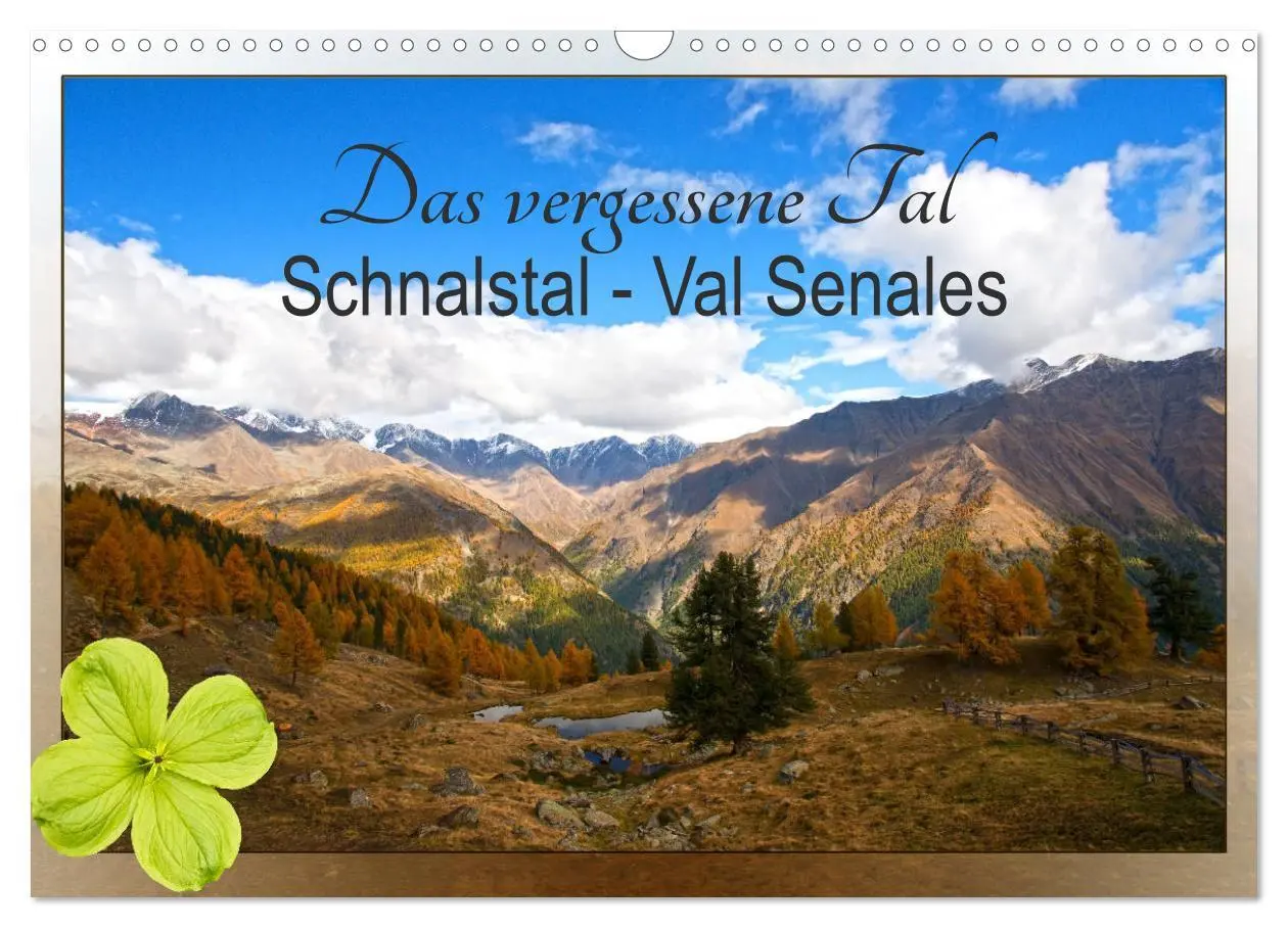 Cover: 9783457864463 | Das vergessene Tal. Schnalstal - Val Senales (Wandkalender 2026 DIN...