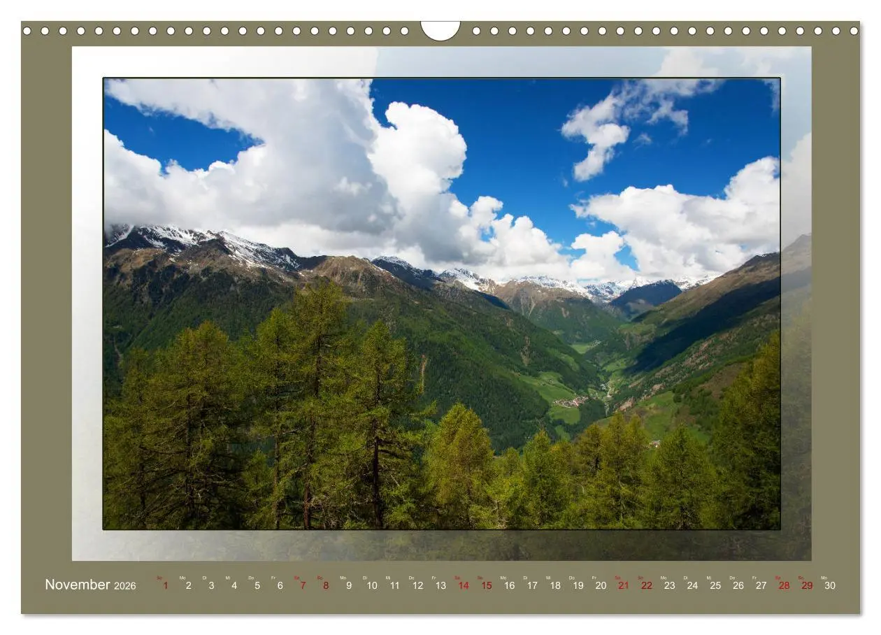 Bild: 9783457864463 | Das vergessene Tal. Schnalstal - Val Senales (Wandkalender 2026 DIN...