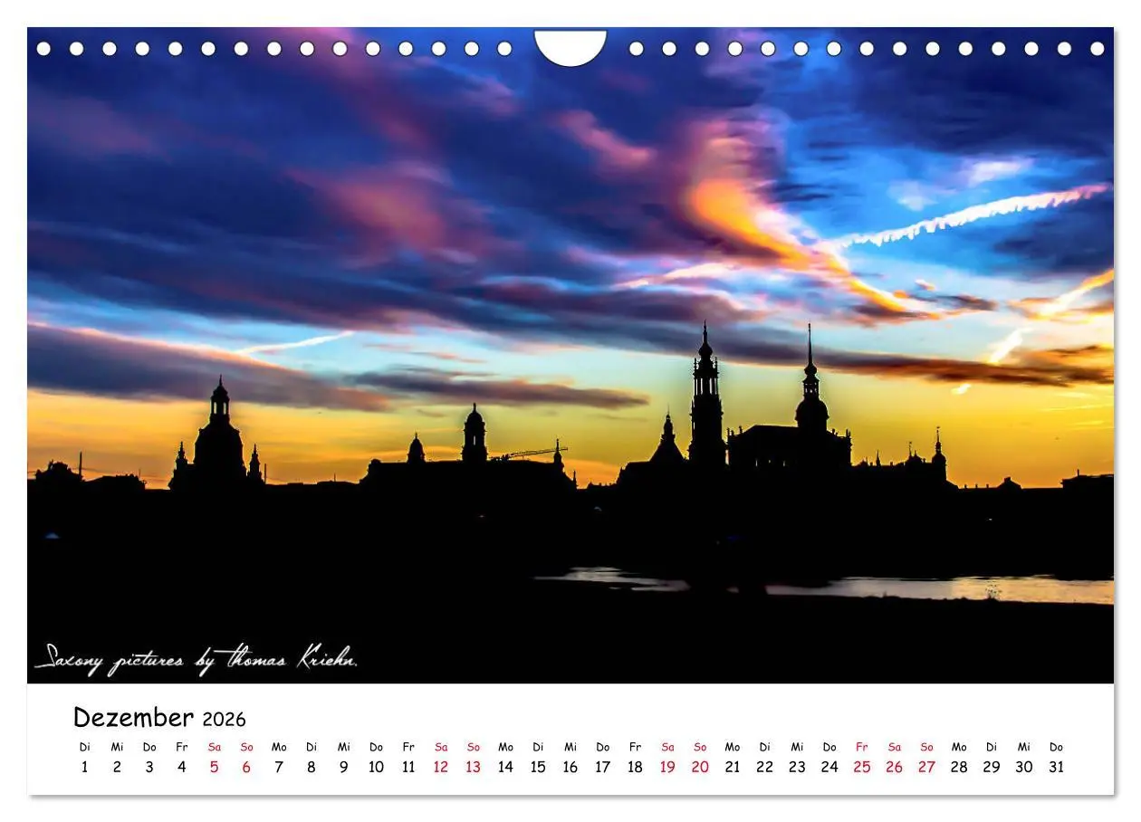 Bild: 9783457934463 | Dresden 2026 - Saxony Pictures by Thomas Kriehn (Wandkalender 2026...