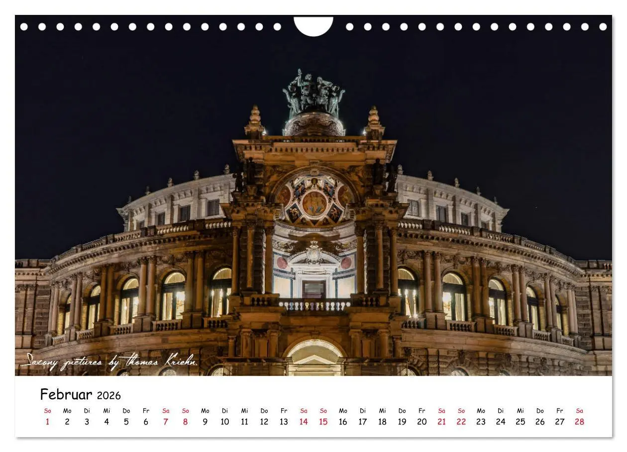 Bild: 9783457934463 | Dresden 2026 - Saxony Pictures by Thomas Kriehn (Wandkalender 2026...